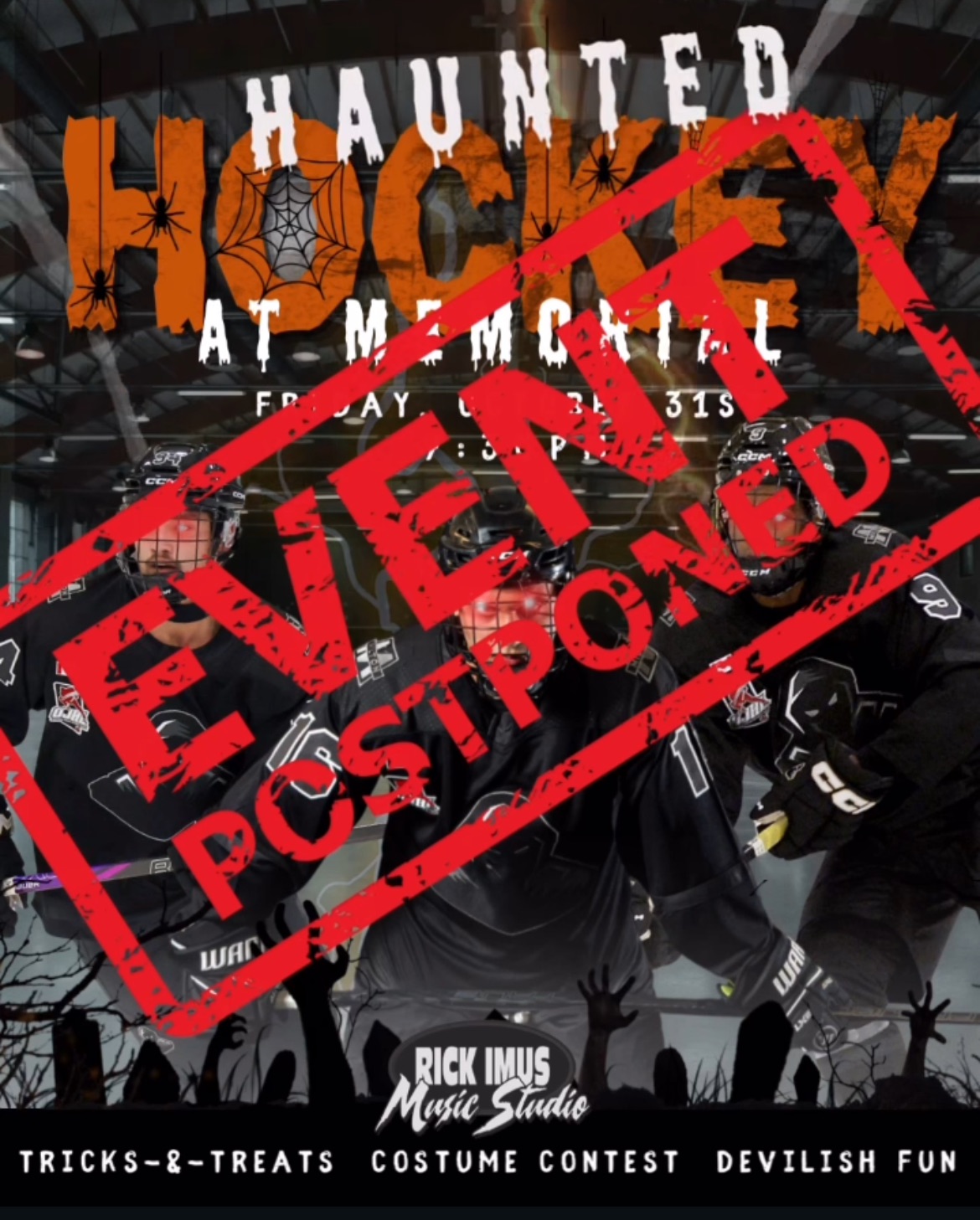 FRI, OCT 31st GAME RESCHEDULED, SUN, NOV 2nd HALLOWEEN GAME!!
